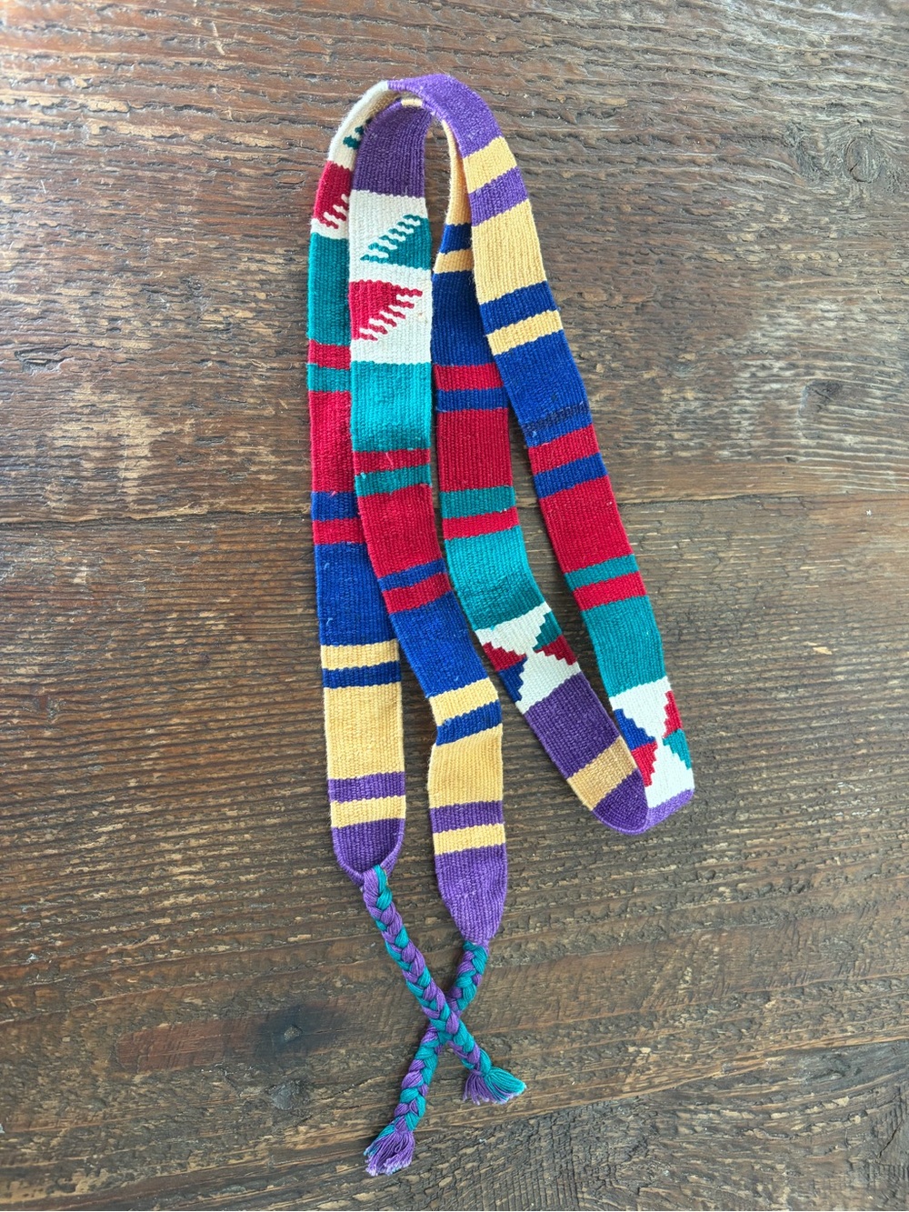 Vintage Guatemalan Handwoven Toto Faja Belt